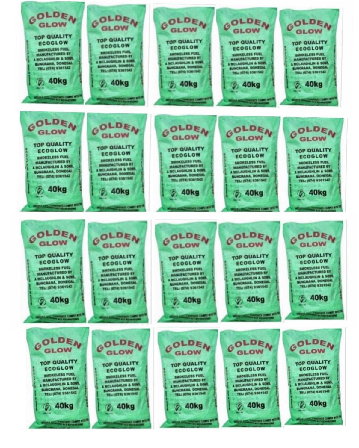 20 BAGS MC LAUGHLIN’S OVOID COAL 40KG